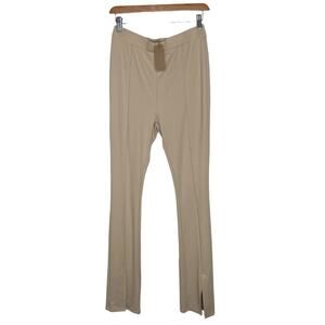 Adelaides Fort Split Leggings Pull‎ On Pants Women’s Size Large New NWT Tan